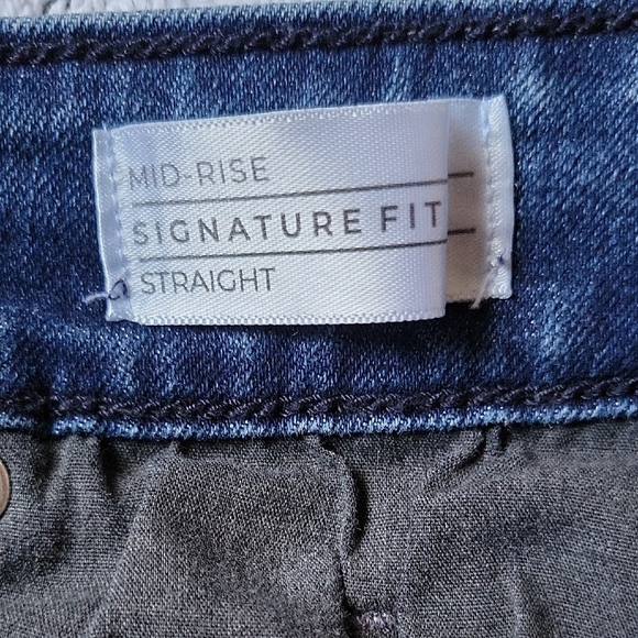 Lane Bryant Women's Mid' Rise Strainght Blue Jeans Size 18 - Picture 5 of 9